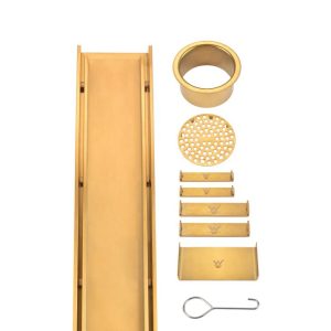 Brushed Gold Customisable Long Drains
