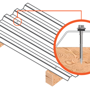 Crest fastening (Metal and Timber)